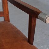 Pair of art deco 1930 rosewood Chair