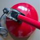 Vintage articulated lamp – Red metal – France 1970/80