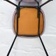 Chair 60s skaï old pink