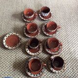 Set of 8 coffee cups