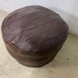 VINTAGE PATCHWORK OTTOMAN / FOOTREST