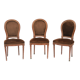 3 Louis XVI style chairs