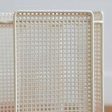 Porte-parapluies moderniste en métal perforé années 60 / 70