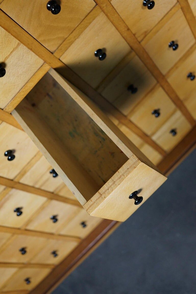 Dutch industrial apothecary's cabinet of the 20th century