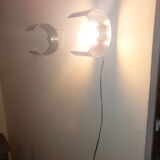 Pair of wall lamps space age 70s