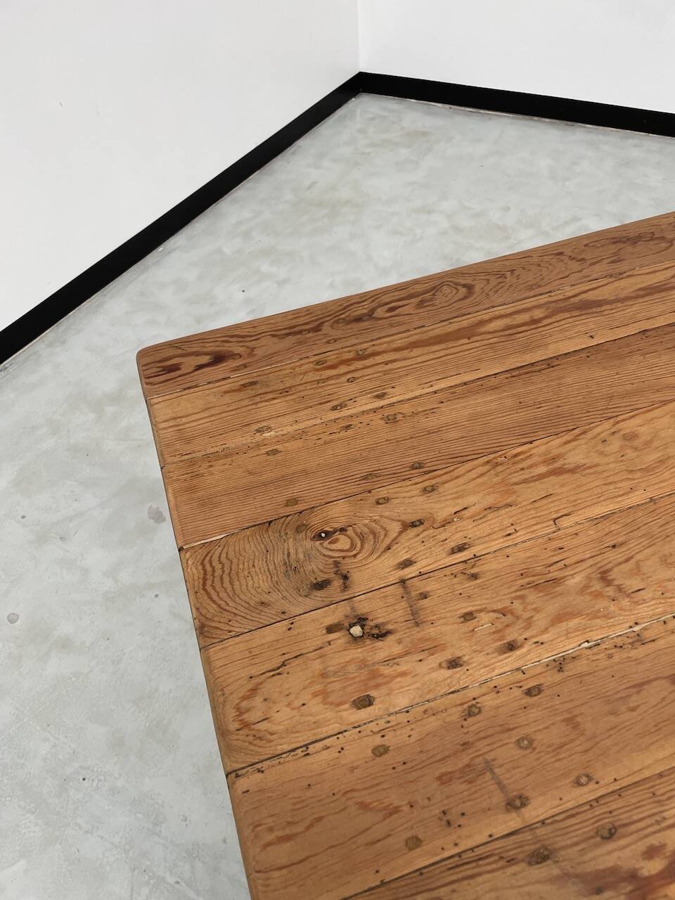 Pine and oak farmhouse table 220 cm