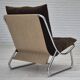 1970s, British design by Peter Hoyte, "Sling" lounge chair, corduroy, original condition.