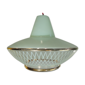 Suspension Verrine opaline green