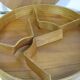 Mid century sewing box with / asystent / Service platform  teak 1960/70s