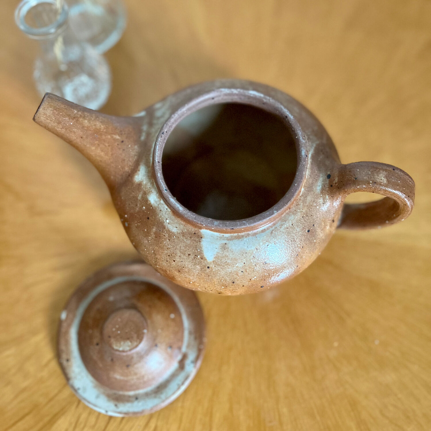 Théière en grès 1960 vintage