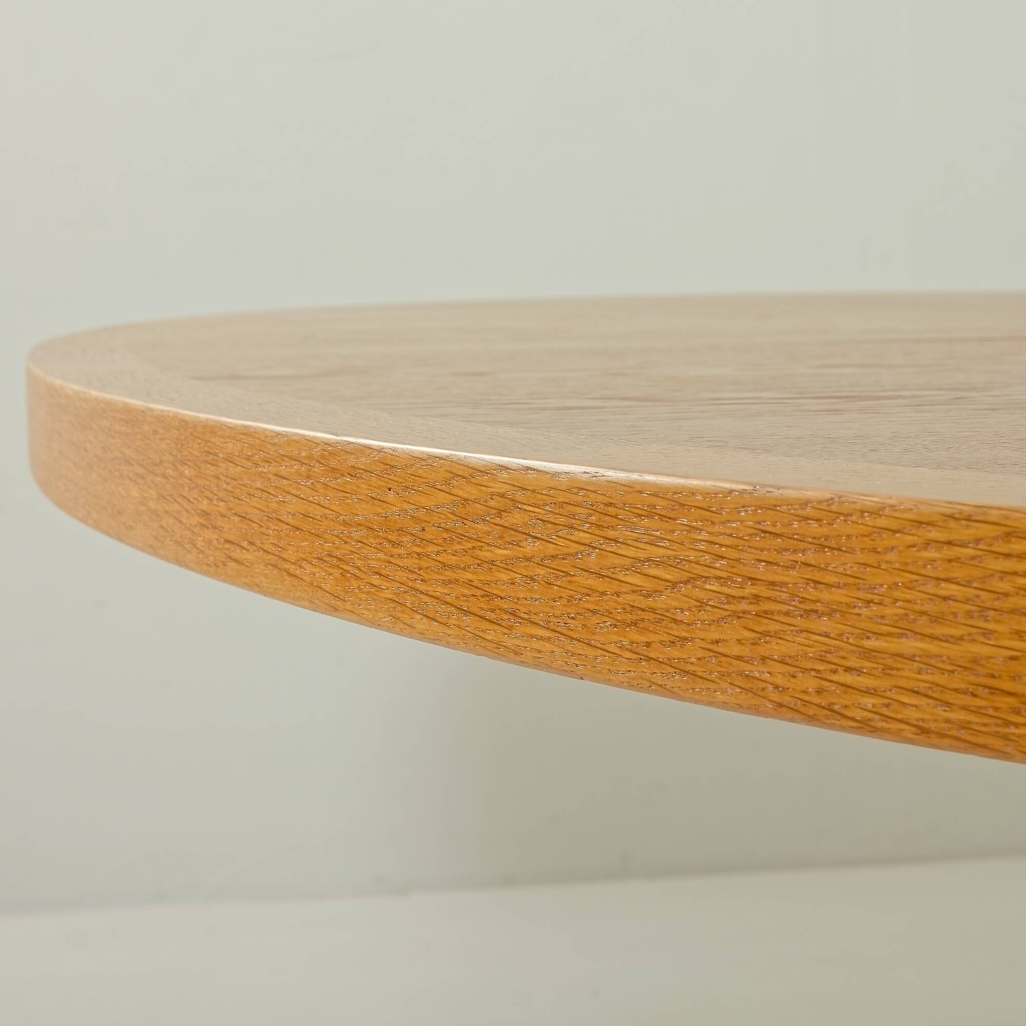 Danish extra large oak extension oval table attributed to Skovby, 1970s