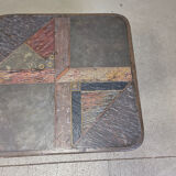 Vintage brutalist slate stone nesting tables by Design Studio Stam, 1990s