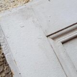Porte ancienne patine grise