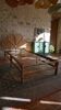Vintage rattan shell light - bohemian chic spirit