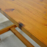 Solid pine table 1970s