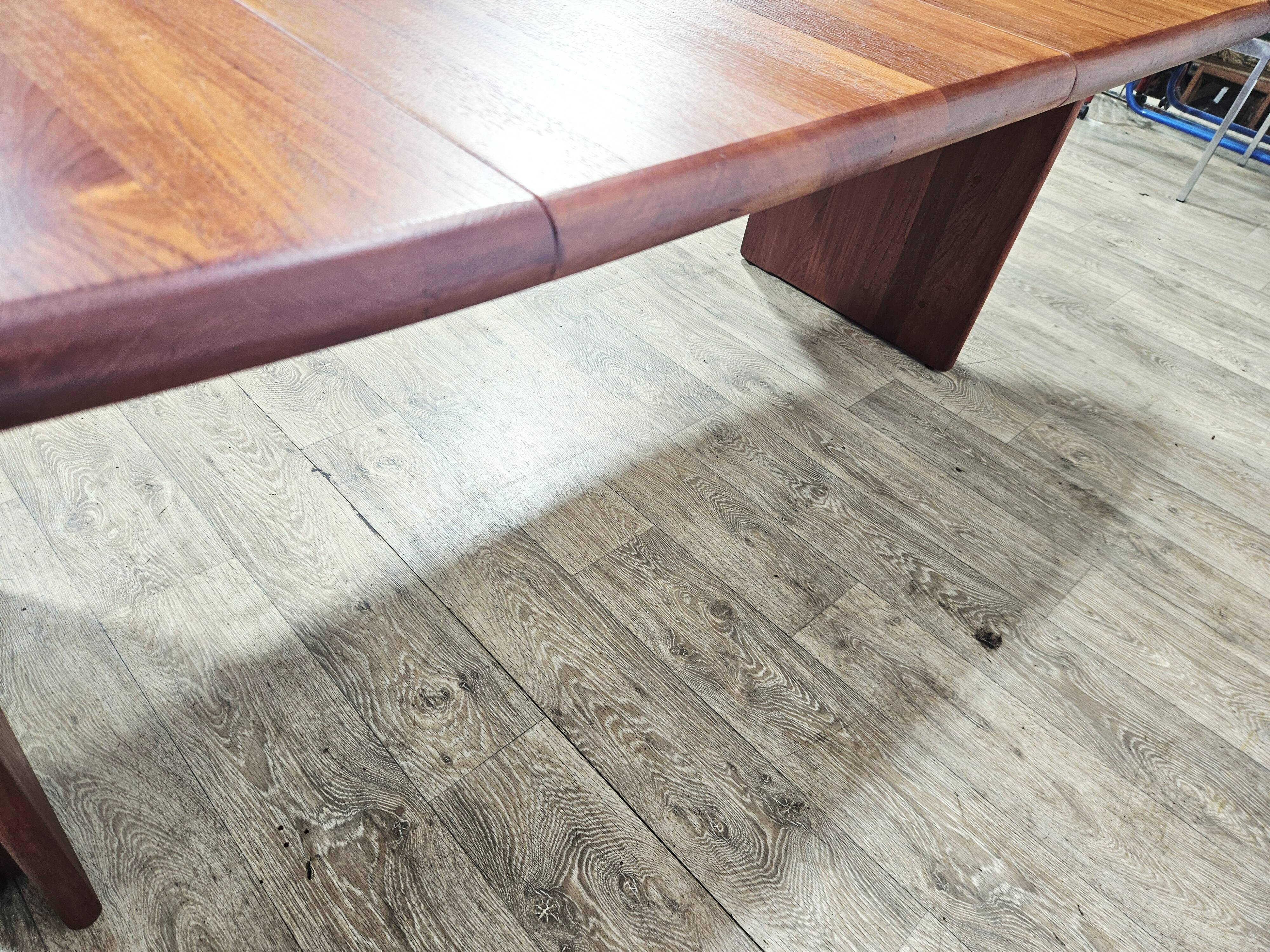 Extendable table/Teak /S.Burchardt-Nielsen (Møbel Fabrik)/Denmark 1980s