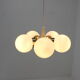 Space age chandelier sputnik by elektroinstala decin, 1970s