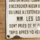 Plaque émaillée