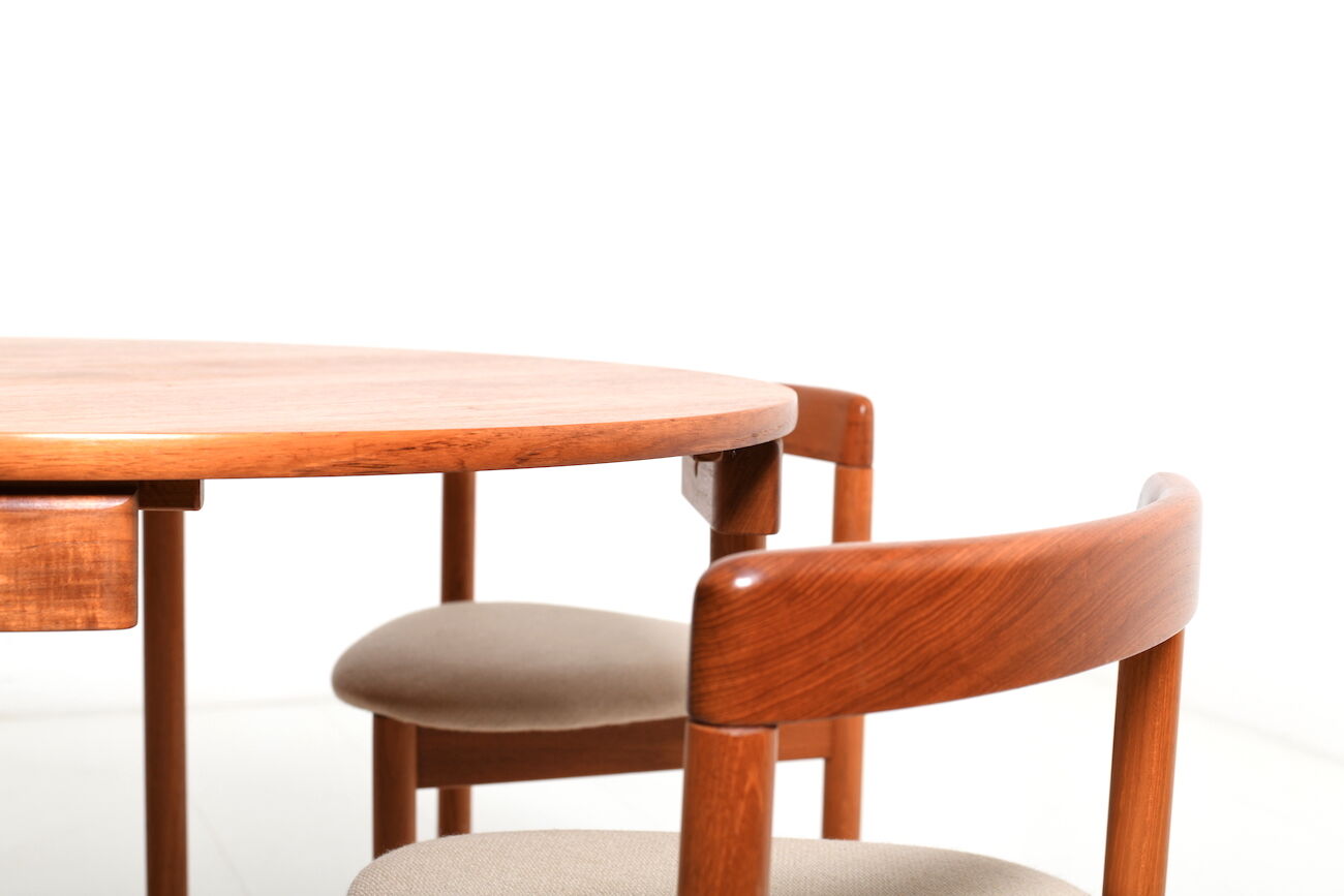 Danish Dinner Set in Teak by A.B.J.