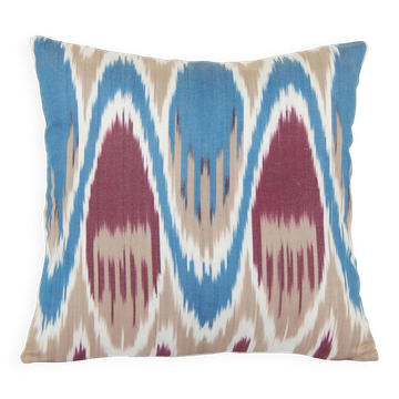 Vintage ikat cushion cover 30x33 cm