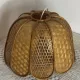 Suspension made of rattan and wicker