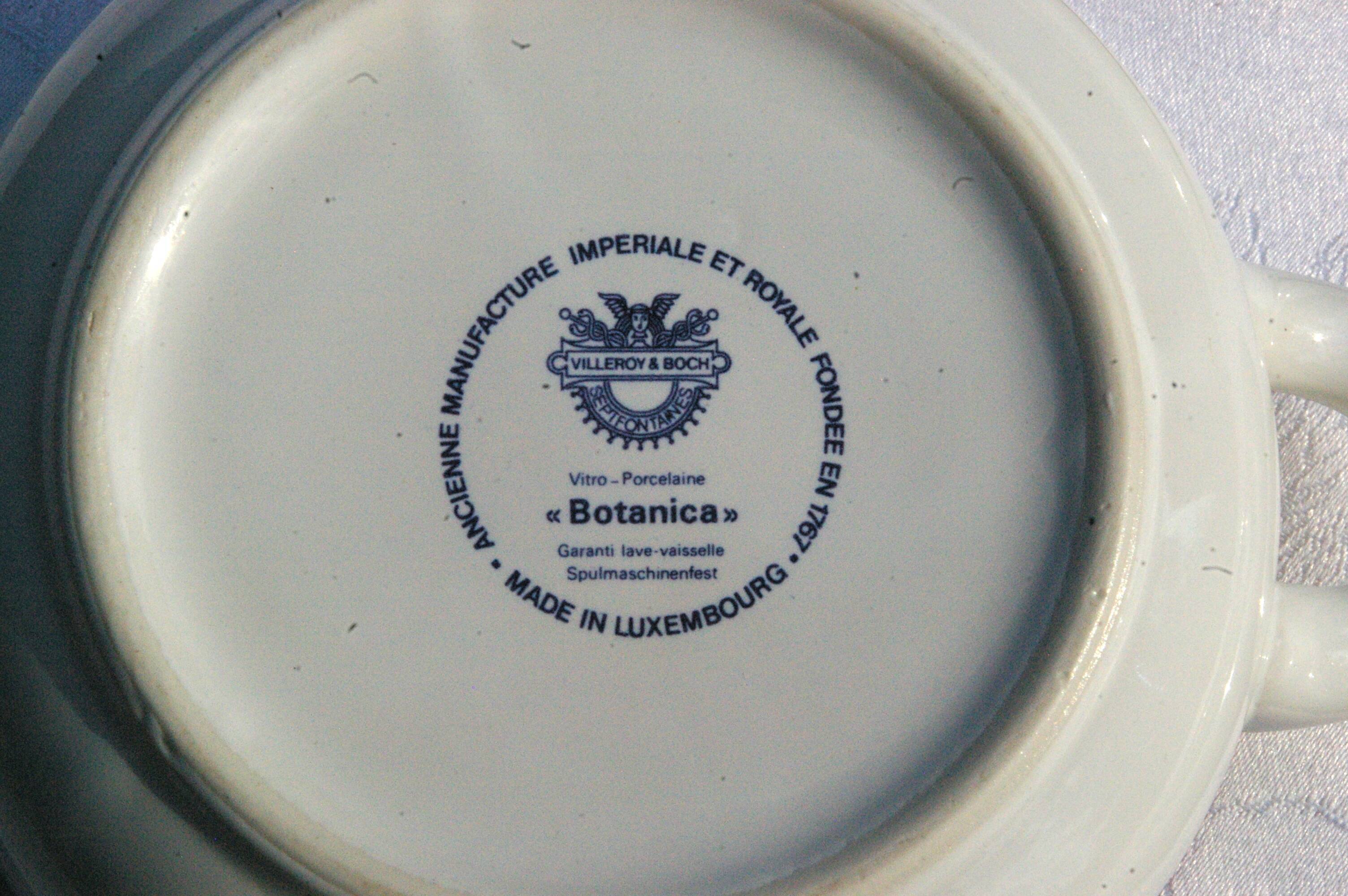 Small Batch of dishes and saucer Villeroy & Boch model Botanica