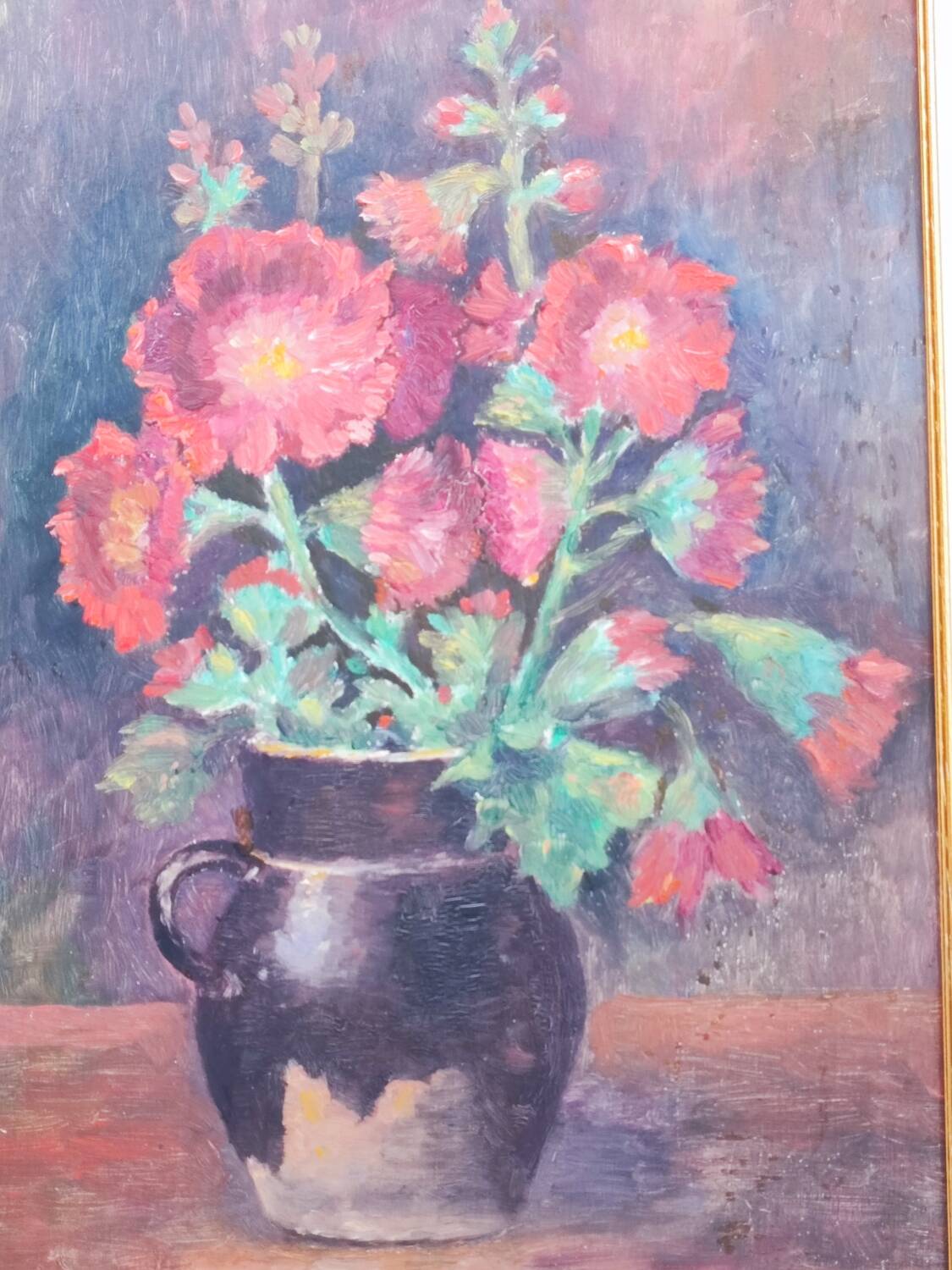 Oil painting - anemones