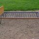 Vintage bed of the years 50
