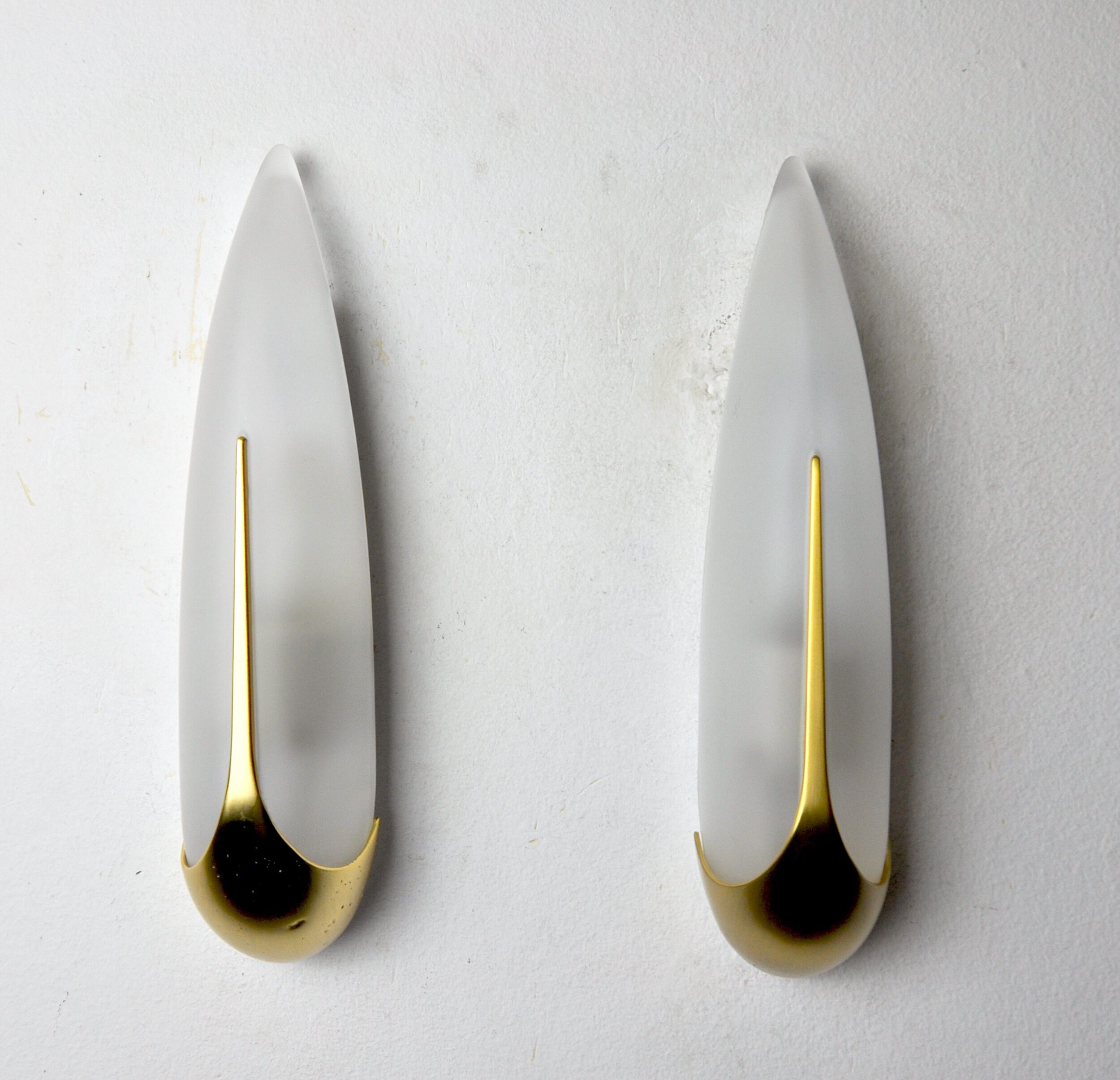 Pair of sconces "ears" idearte spain 1980