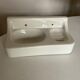Bathroom door art deco ceramic soap holder