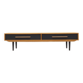 Oak lowboard, Scandinavian design