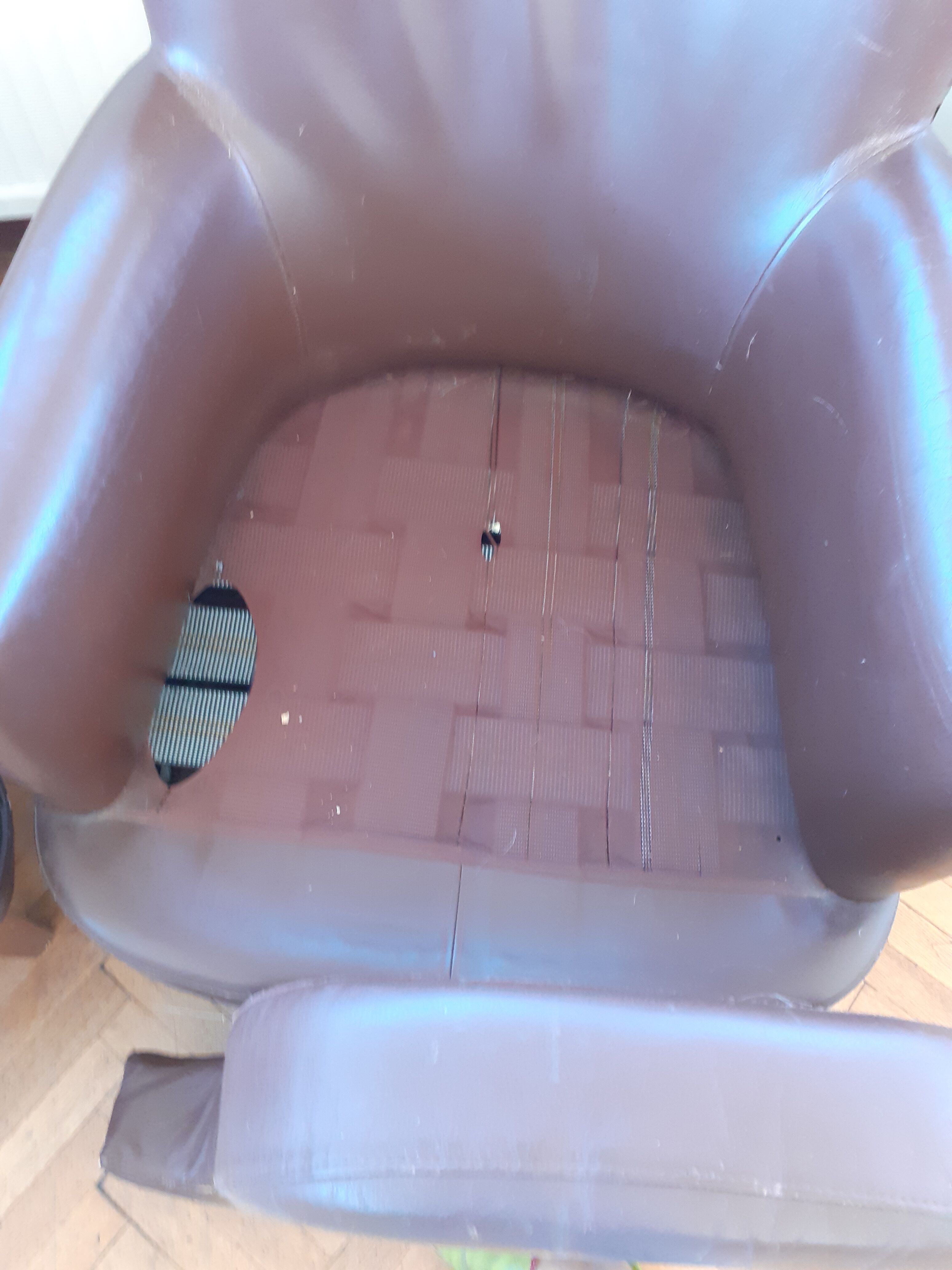 Pair of sky armchairs