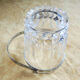 ancient glass and metal ice bucket