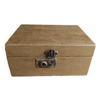 A wooden box