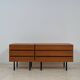 Duo de commodes en teck 1950
