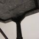 Bistro table with a marble top on a cast iron frame, 1930s.