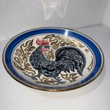 Charolles plate with rooster signed Assimyl