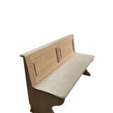 Solid oak bench