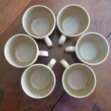 6 tasses  Grès CNP Village