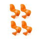 4 chaises Panton par Verner Panton pour Herman Miller, 1972, Set de 4