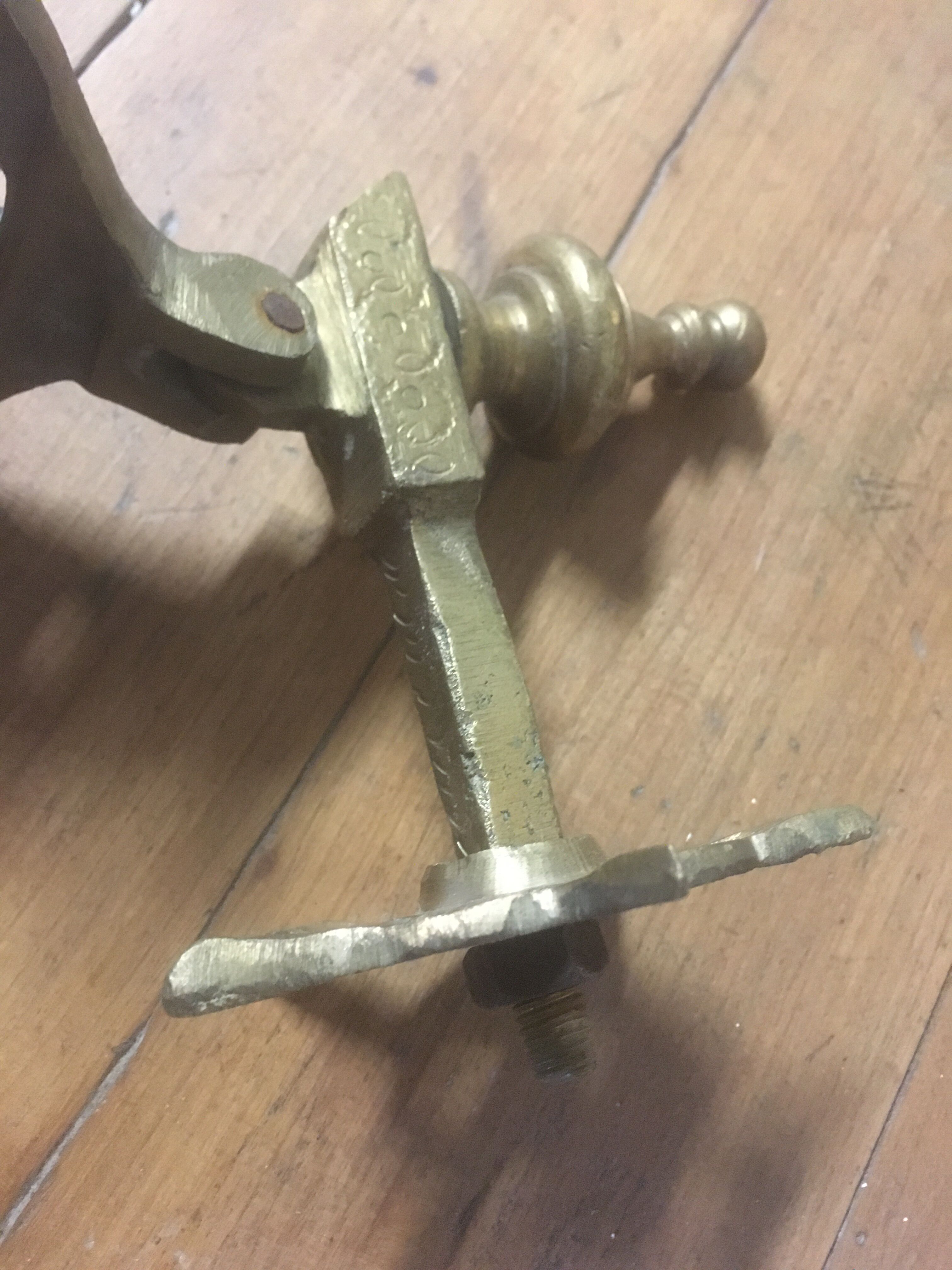 Brass door knocker