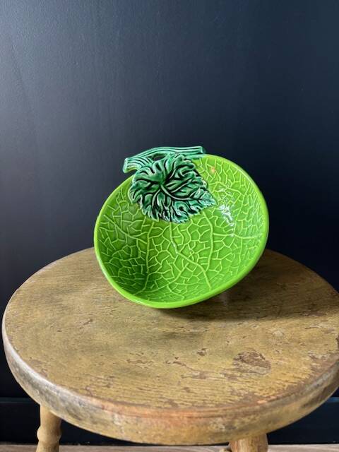 Earthenware Bowl with Barbotine Decor