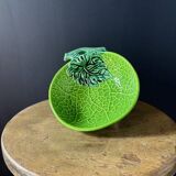 Earthenware Bowl with Barbotine Decor