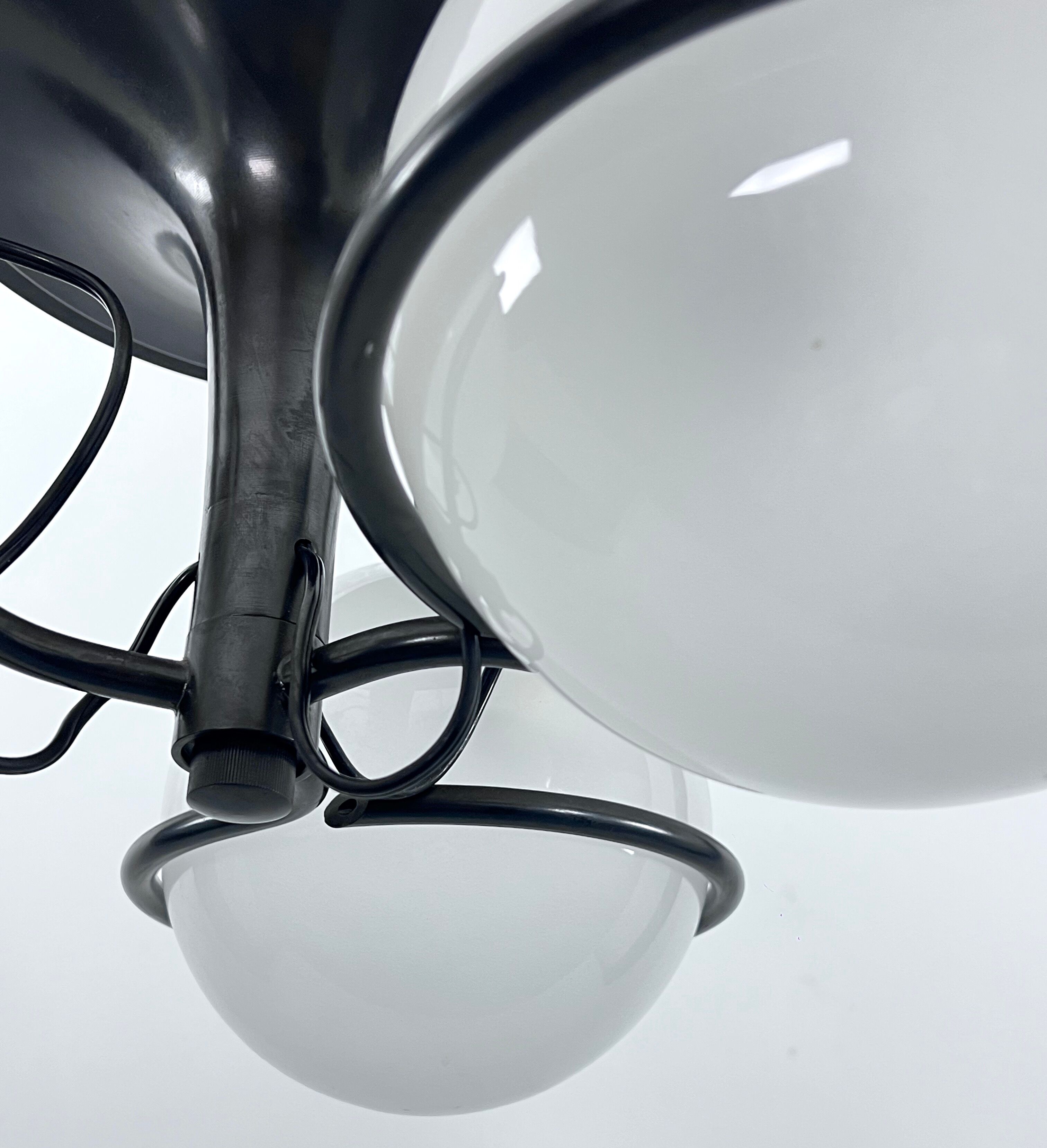 Mid-Century rare early Model 2042/3 Ceiling Lamp by Gino Sarfatti for Arteluce