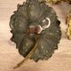 Suspension lamp in gilded bronze and frosted glass nineteenth century