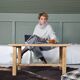 Renovated vintage oak coffee table | Iris