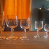 Matignon Cristal d’Arques glasses
