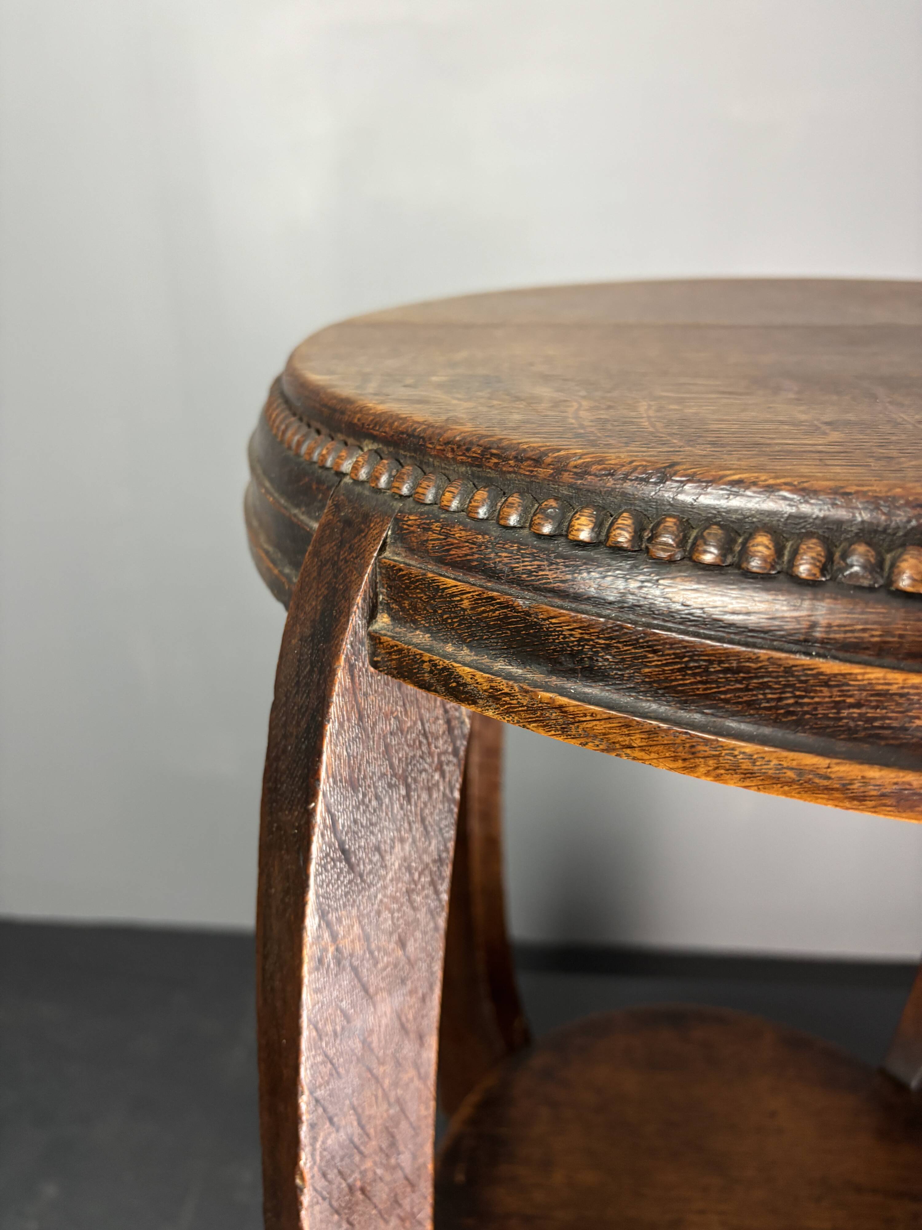 Dutch art deco Amsterdam school side table, 1930s
