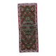 Handmade antique Persian Joshagan runner 1.8' x 4.8' (57cm x 149cm) 1930s