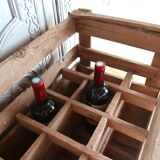 Wooden bottle locker box